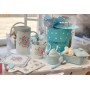 Горшочек в ручками Pastel blue with dots 13 см